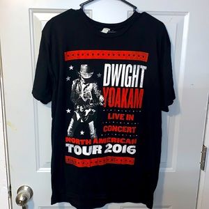 Dwight Yoakam 2016 North American Tour T-Shirt Size XL